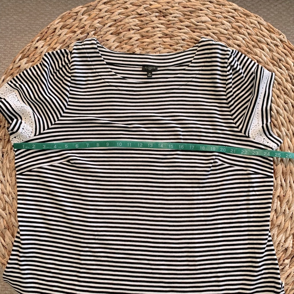 Talbots Stripe T-Shirt Dress NWOT - Picture 9 of 10